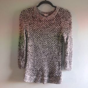 Heather blue sweater